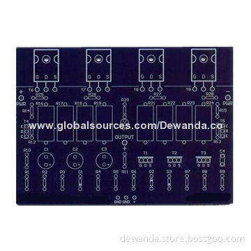 Double-sided PCB, made of FR-4 material